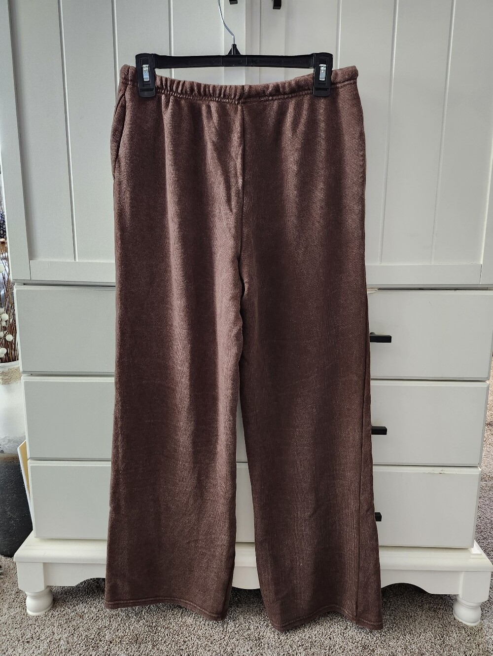 Seriously Lived In Brown Lounge Pants - Comfortable Relaxed Fit M